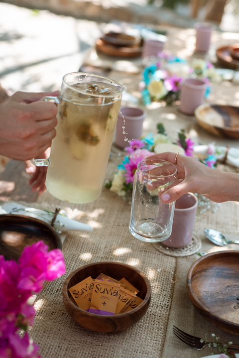 Honey-Infused Pineapple water